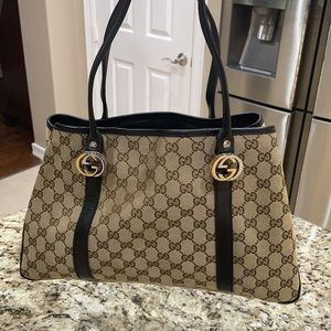 Gucci Monogram Twins Tote